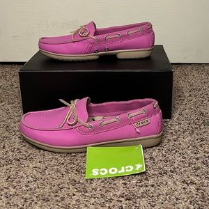 Croc loafer- wolf orchid/tumbleweed color